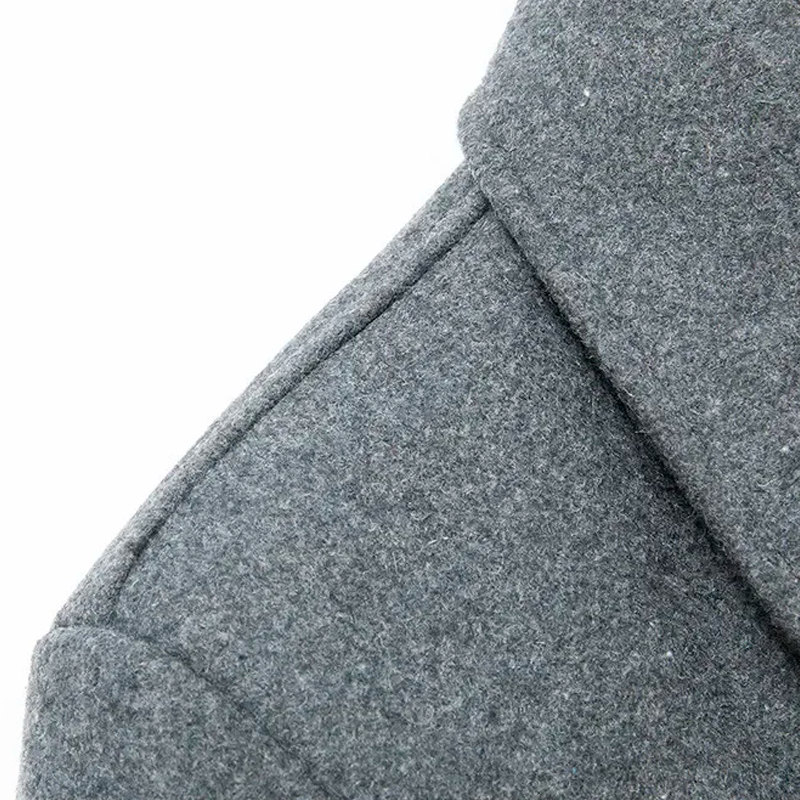 Sobretudo Masculino Curto De Lã Denmark